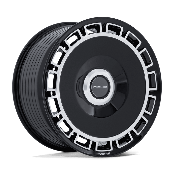 24" Black and Machined 6X139.7 6x5.5 FITS CADILLAC ESCALADE DENALI YUKON CHEVY SILVERADO TAHOE SUBURBAN INFINITY QX80 DODGE RAM 1500 JEEP WAGONEER NISSAN TITAN