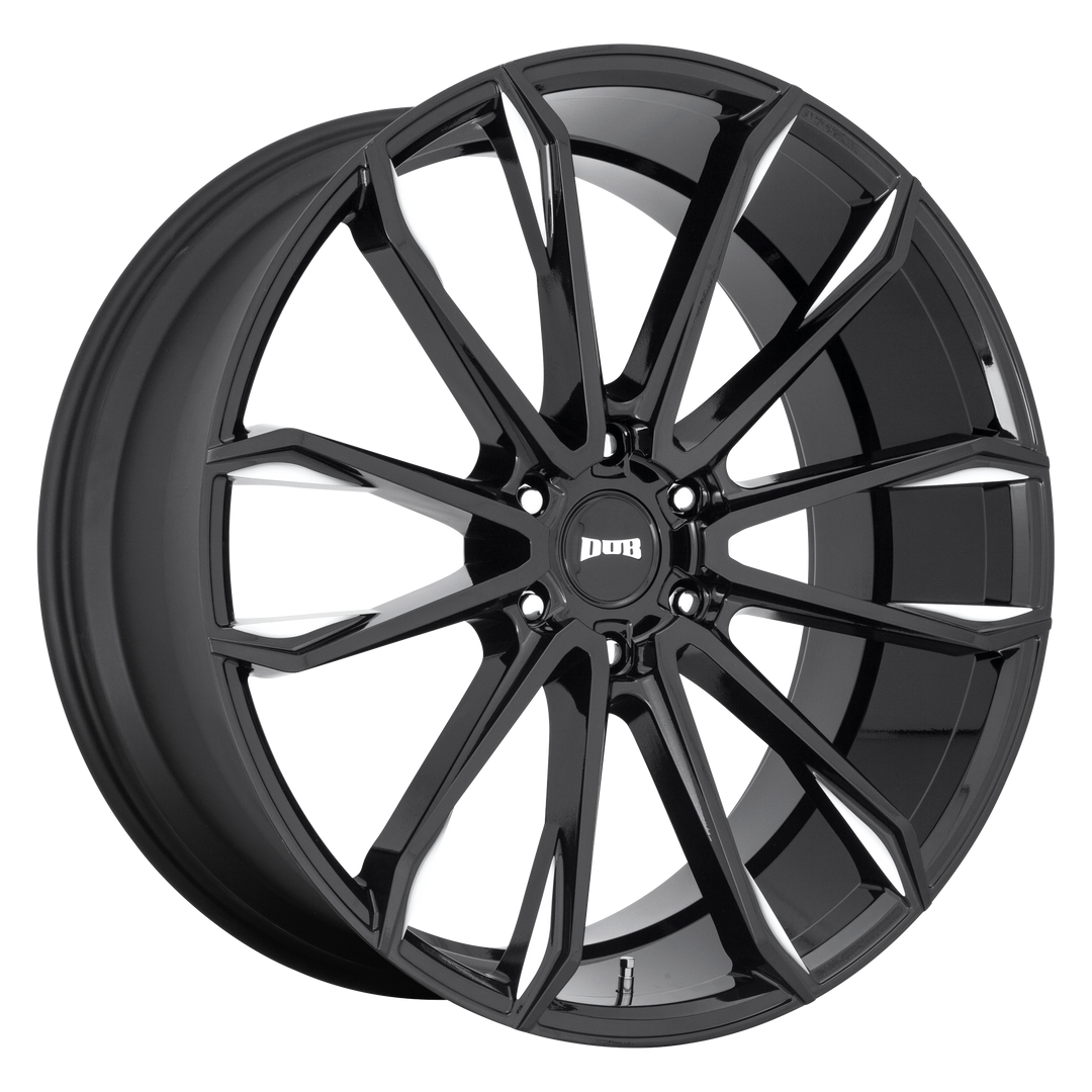 24" Black and Machined 6X139.7 6x5.5 FITS CADILLAC ESCALADE DENALI YUKON CHEVY SILVERADO TAHOE SUBURBAN INFINITY QX80 DODGE RAM 1500 JEEP WAGONEER NISSAN TITAN