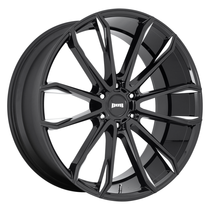 24" Black and Machined 6X139.7 6x5.5 FITS CADILLAC ESCALADE DENALI YUKON CHEVY SILVERADO TAHOE SUBURBAN INFINITY QX80 DODGE RAM 1500 JEEP WAGONEER NISSAN TITAN