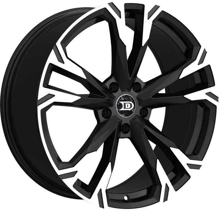 20" Black wheels 5X120 FOR CADILLAC CT4 CT5 CT6 CHEVY CAMARO 2014^ IMPALA 13-15 MALIBU, LAND ROVER RANGE ROVER HSE SPORT  TESLA MODEL S X