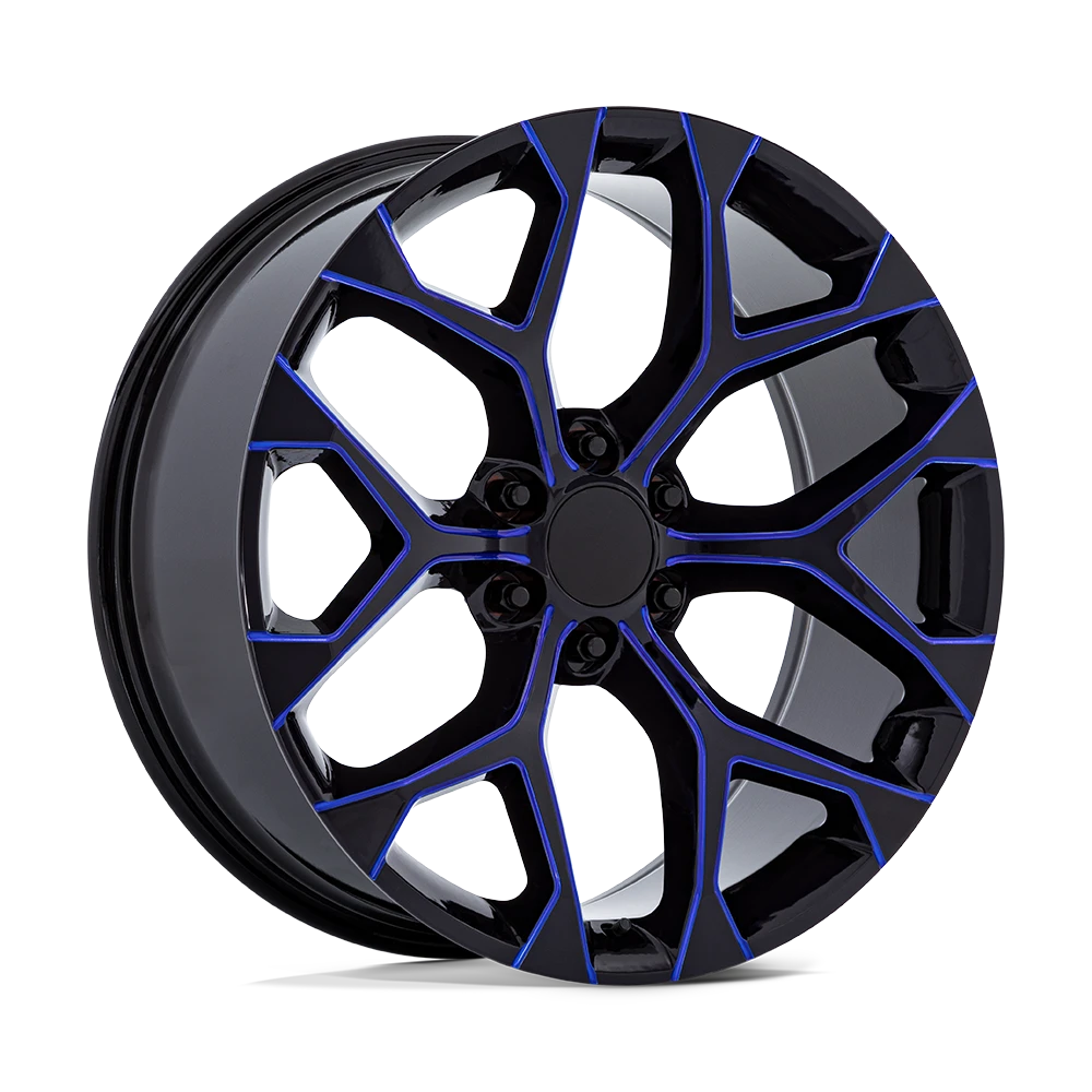 24" SNOWFLAKE REP 6X139.7 6x5.5 FITS CADILLAC ESCALADE DENALI YUKON CHEVY SILVERADO TAHOE SUBURBAN INFINITY QX80 DODGE RAM 1500 JEEP WAGONEER NISSAN TITAN