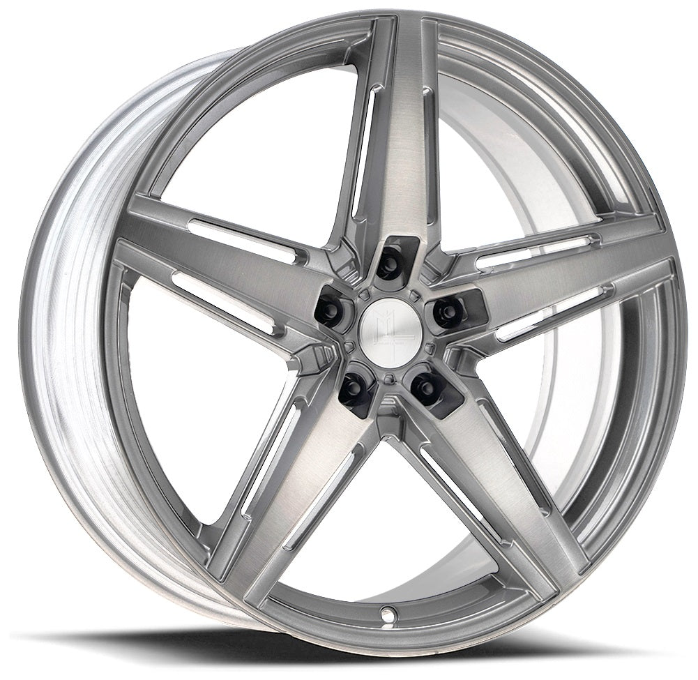 22" Brushed Staggered 5x112 FITS AUDI A5 S5 RS5 A6 S6 RS6 A7 S7 A8 S8 MERCEDES E S S550 S560 S580 Bentley Continental Flying Spur
