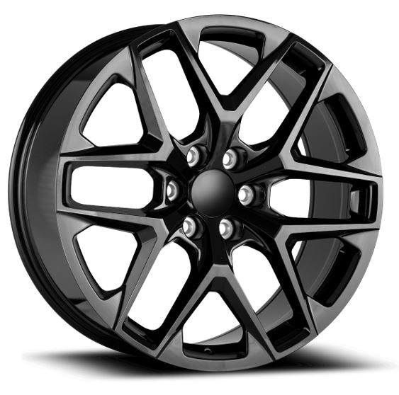 26" 6x139.7 Black Special Order Options 2-4 Days Out.
