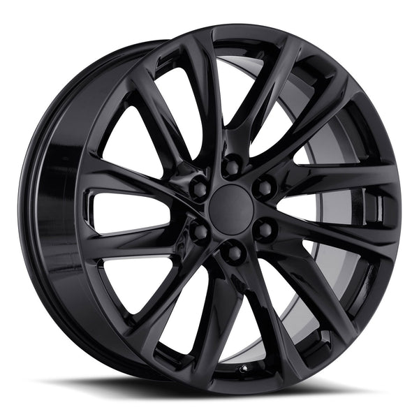 20" GM, Cadillac, Chevy 205 / 390 Style Rep Wheels in Gloss Black