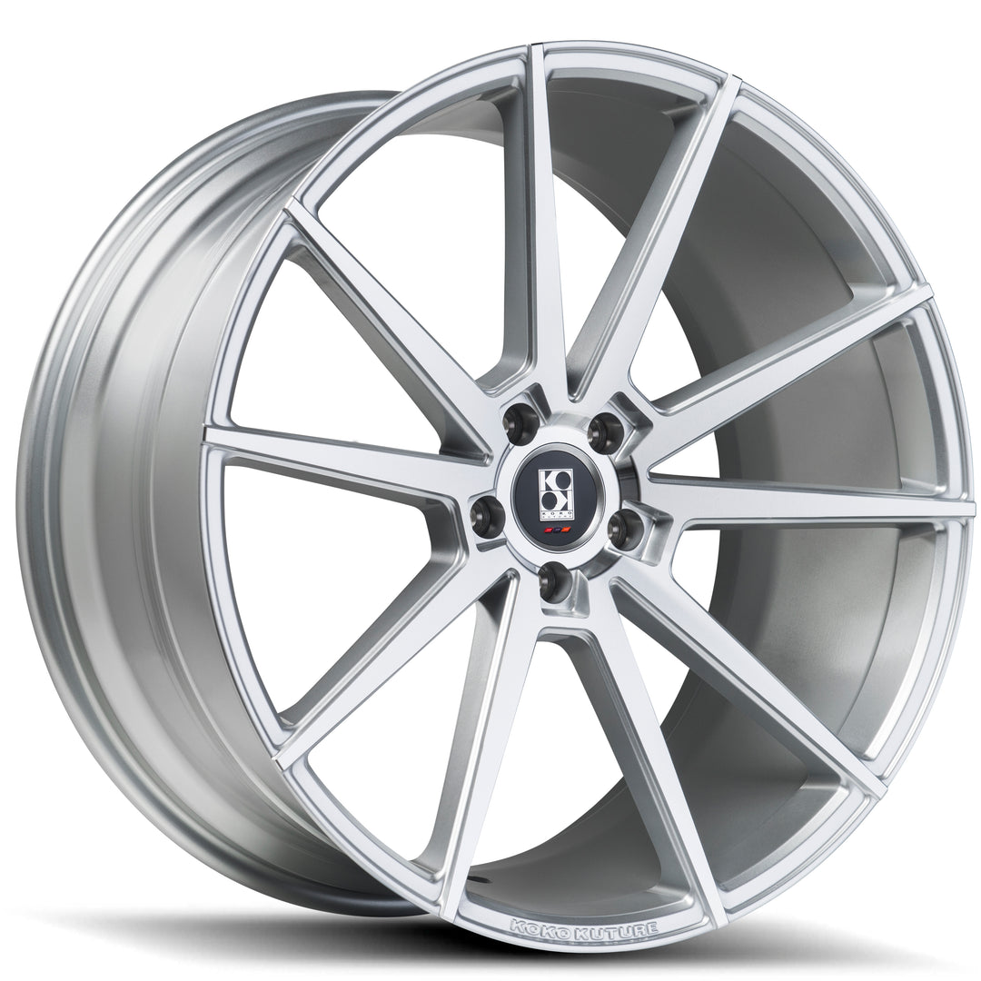 24" 5x108 Silver, Machined, and Brushed Special Order options