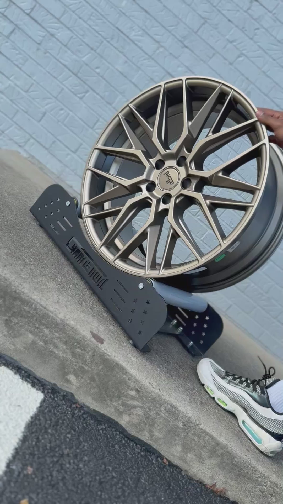 PROMO PACKAGE 20" Niche Matte Bronze GAMMA 5X114.3 5x114.3 FOR LEXUS ES GS  RX300 HUNDI FORD MUSTANG EXPLORER INFINITY G35 G37 TESLA MODLE 3 MODLE Y KIA K5 STINGER TOYOTA CAMRY AVALON NISSAN ALTIMA MAXIMA 2016^ Chevy MALIBU 2000-2013 IMPALA & MONTECARLO