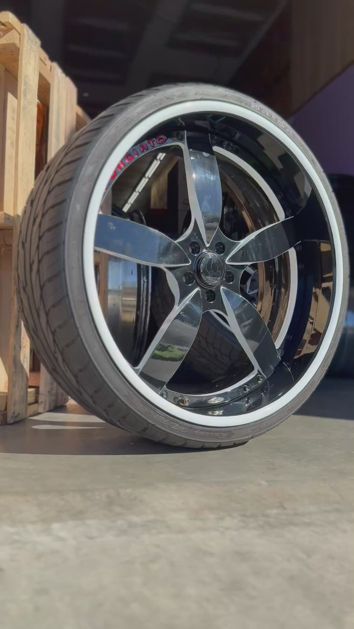 24X9/10 5X115 STAGGERED FORGIATO'S FOR DODGE CHARGER CHALLENGER 392 HELLCAT DAYTONA