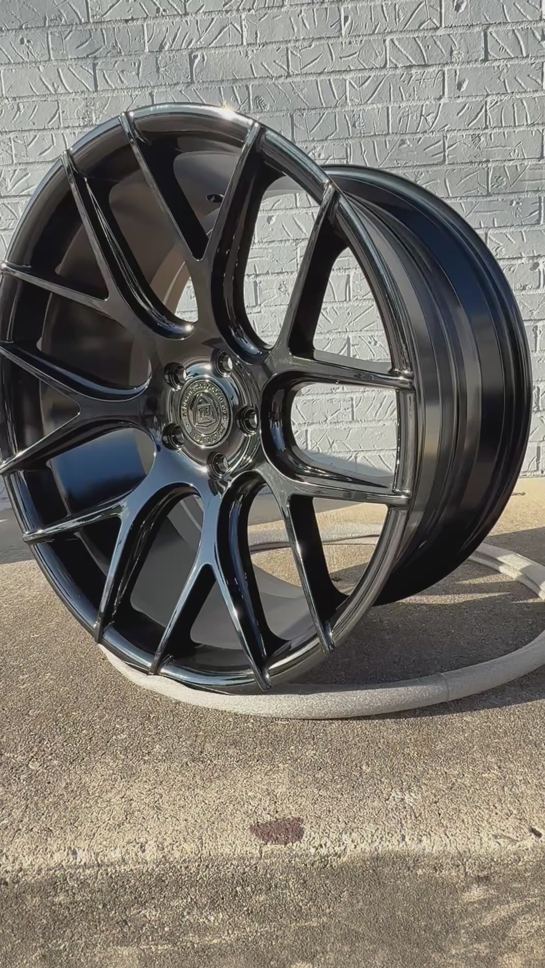 20" Dolce Monza Gloss Black 5x112 For Mercedes C63 C63S S550 S580 SL550 SL63 GLE GLE63 BMW 750 850 X5 X6 X7 AUDI A5 A6 A7 A8