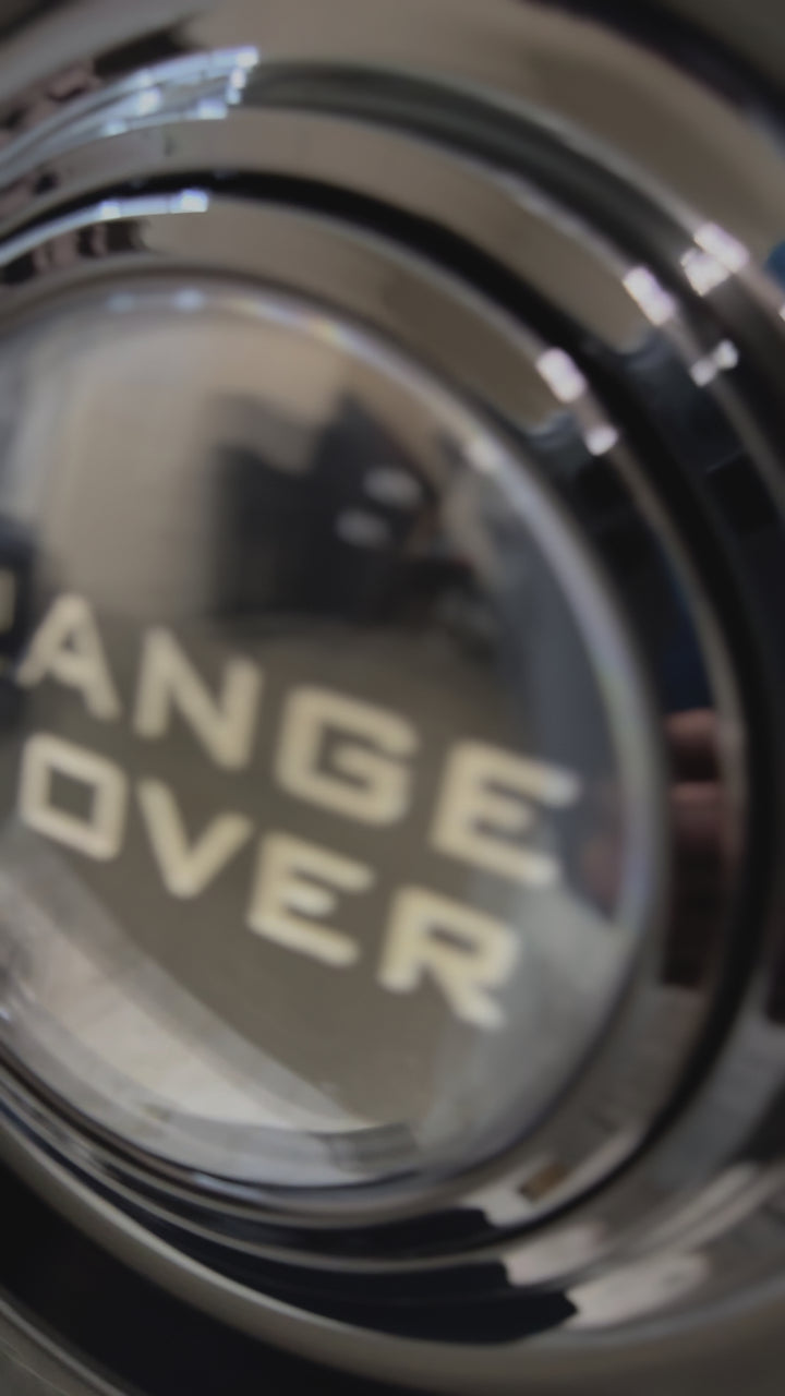 24" SLNG1 Gloss Black XL floating caps. 5x120/5x127