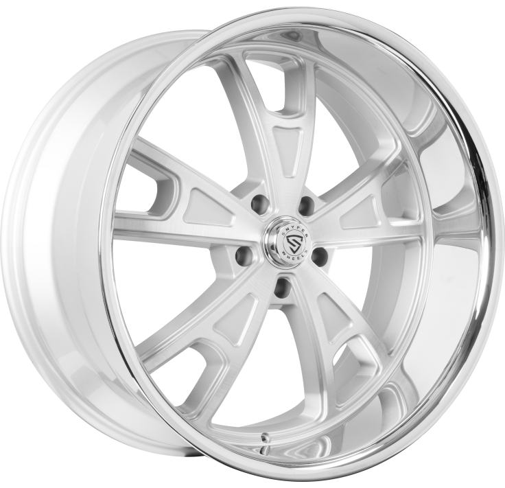 24" 5x108 Silver, Machined, and Brushed Special Order options