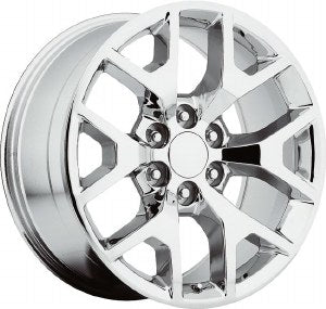 26" 6x139.7 Chrome Special Order Options 2-4 Days Out.